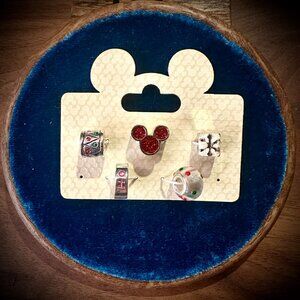 nwtt Disney Parks Christmas Themed Charm Set